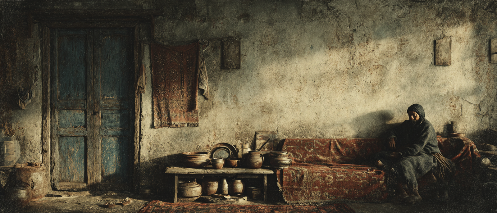 The Blue Door — AI-generated artwork